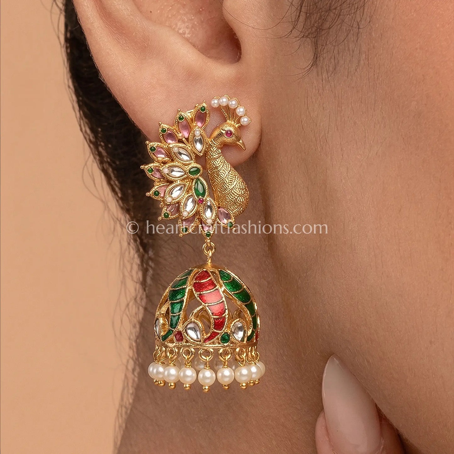 Rangmayur Amrapali Jhumkas