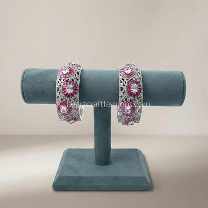 Rani Bloom Openable Zircon Bangle
