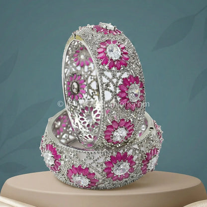 Rani Bloom Openable Zircon Bangle