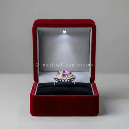 Rani Prism Floral Statement Ring