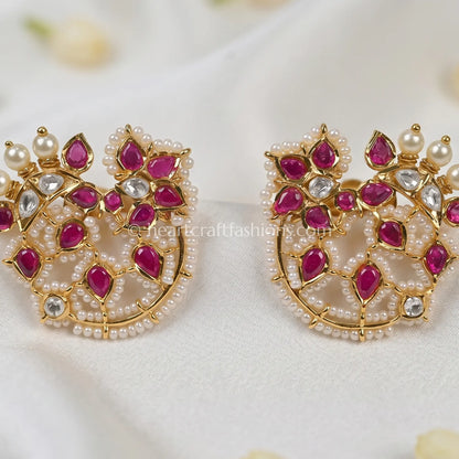 Ranipushp Heritage Kundan Studs