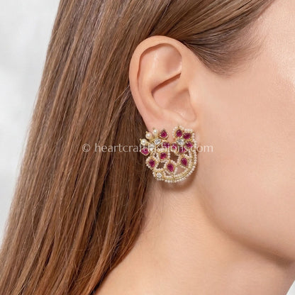 Ranipushp Heritage Kundan Studs