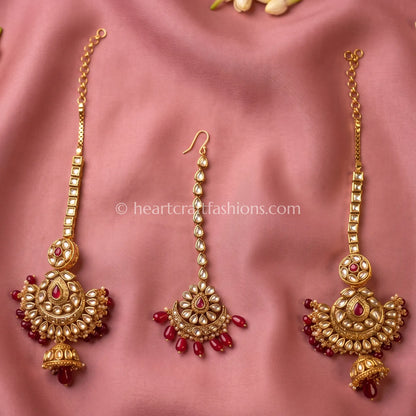 Ranipushp Kundan Sahare Jhumkas