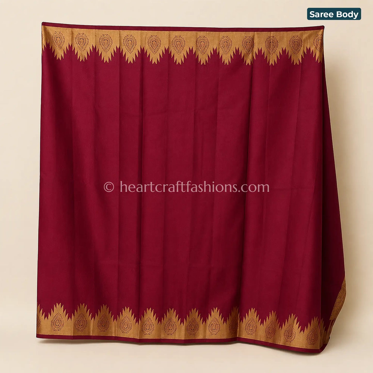 Regal Rani Pink Mysore Crepe Silk Saree