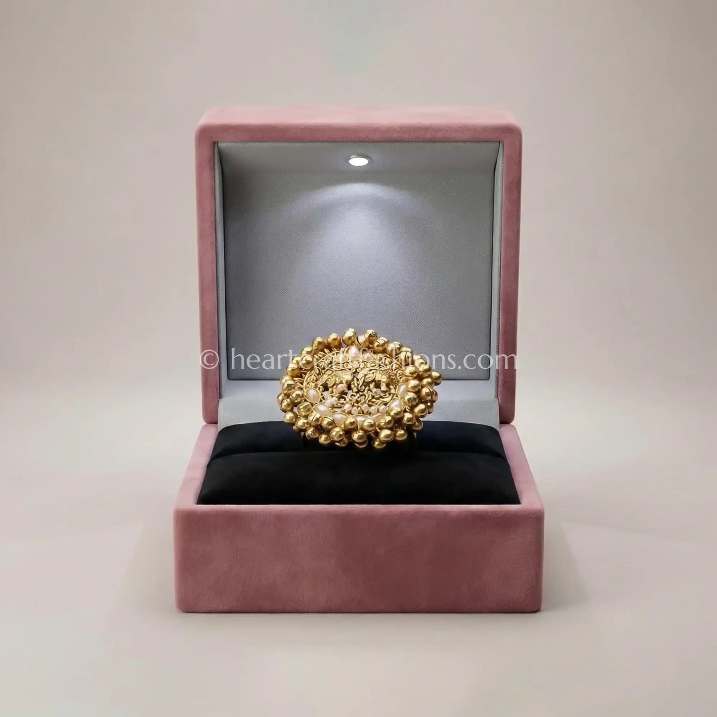 Royal Elephant Pearl Ring