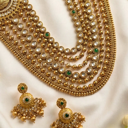 Royal Heritage Polki Layered Set