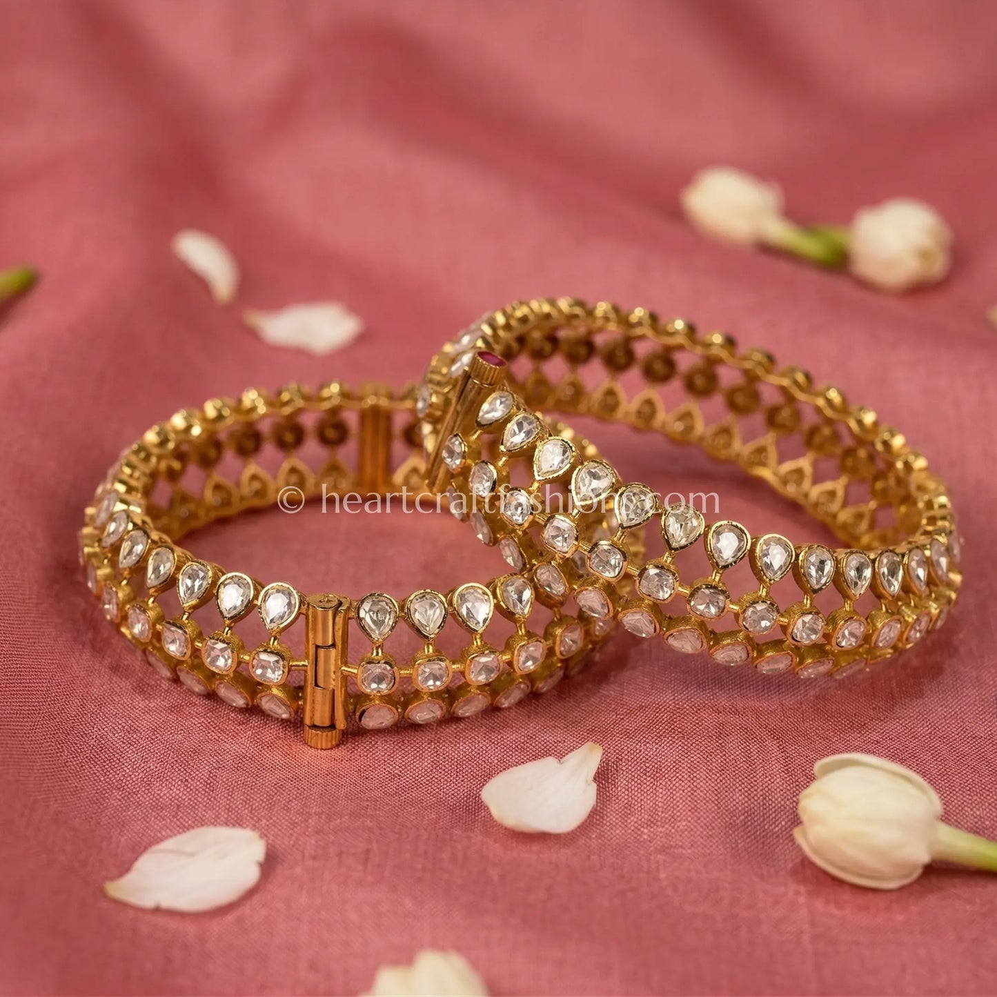 Royal Moissanite Polki Patla