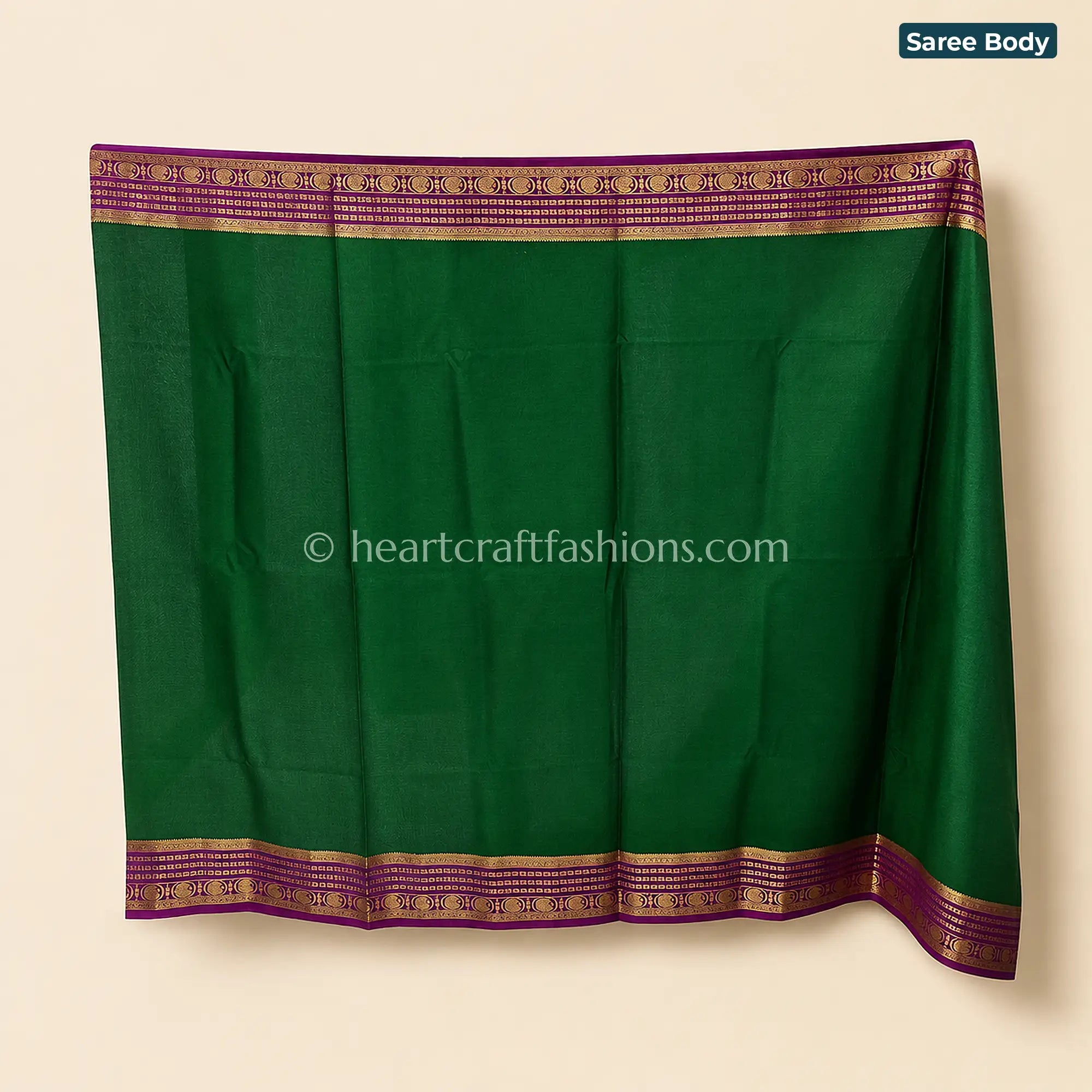Royal Purple Mysore Crepe Silk Saree