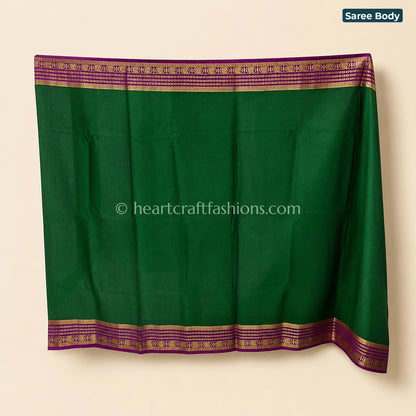 Royal Purple Mysore Crepe Silk Saree