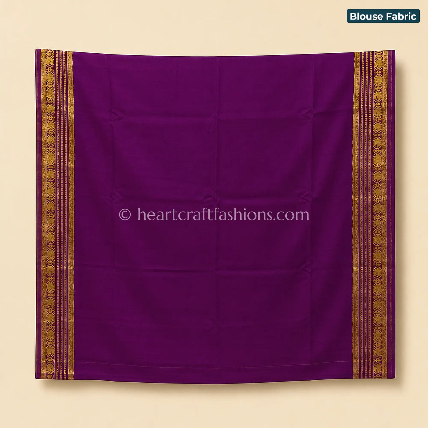 Royal Purple Mysore Crepe Silk Saree