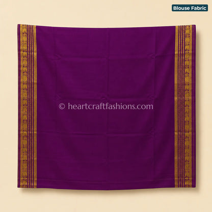 Royal Purple Mysore Crepe Silk Saree