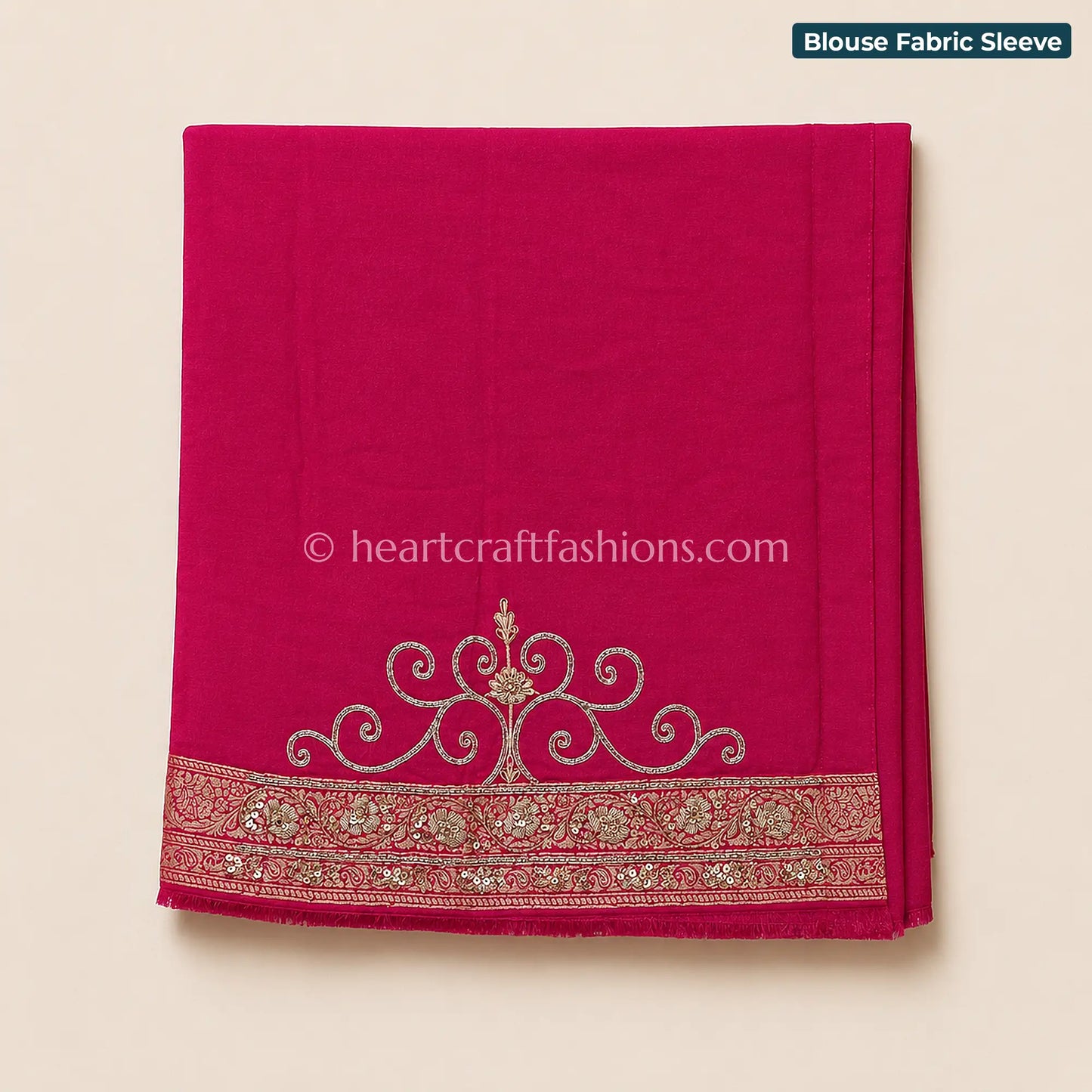 Royal Rani Pink Banarasi Khadi Bandhej Saree