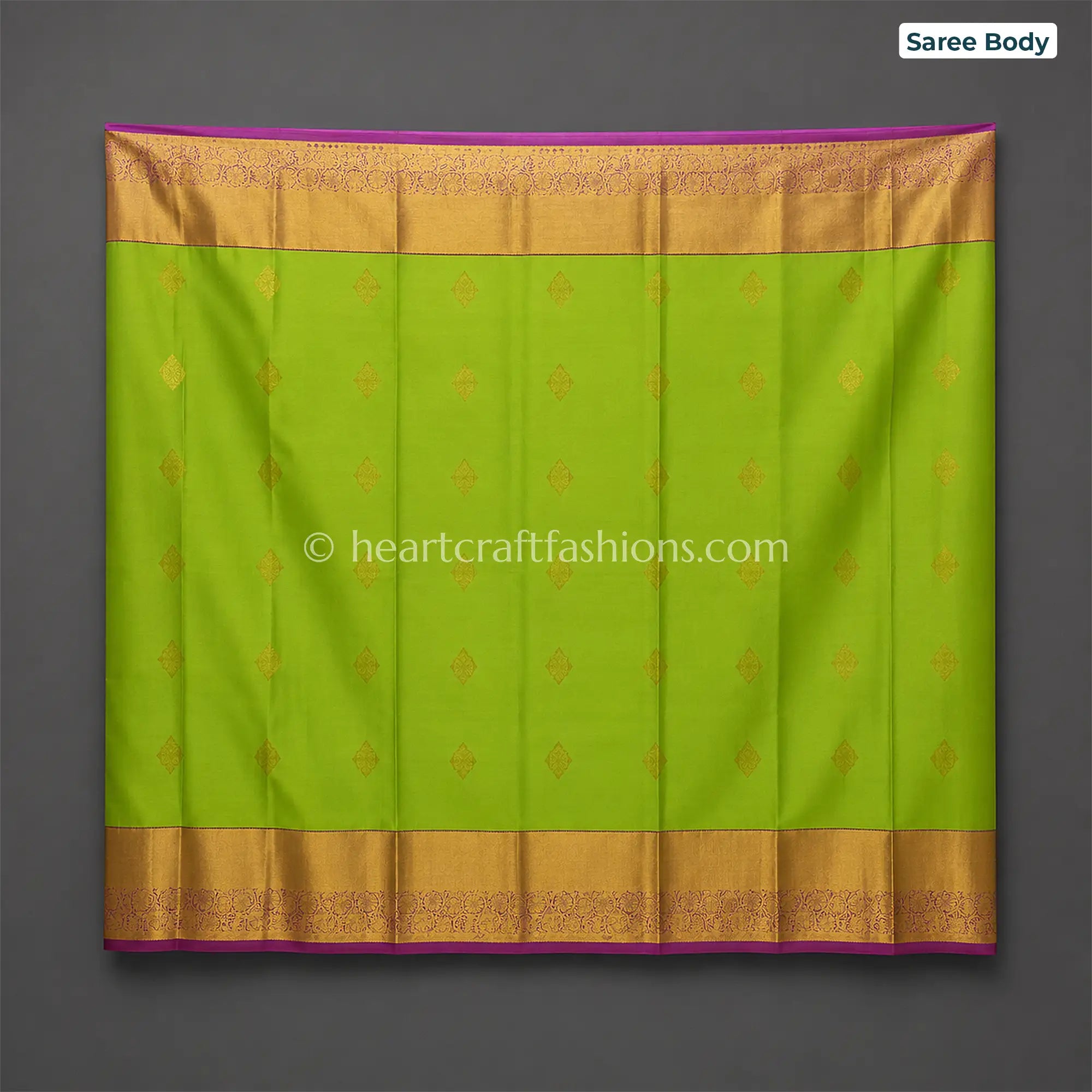 Royal Rani Pink Mysore Crepe Silk Saree