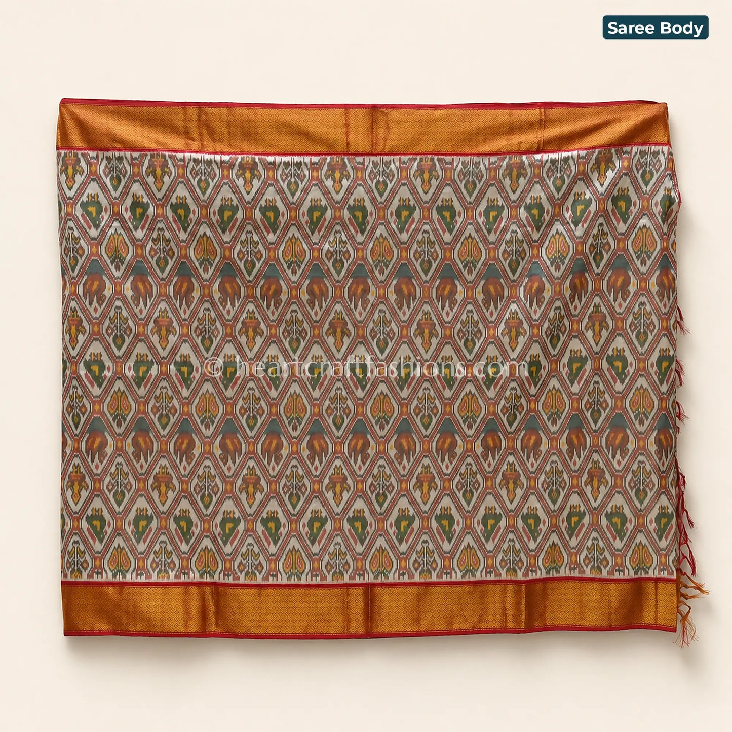 Royal Red Patola Silk Saree
