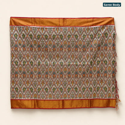 Royal Red Patola Silk Saree