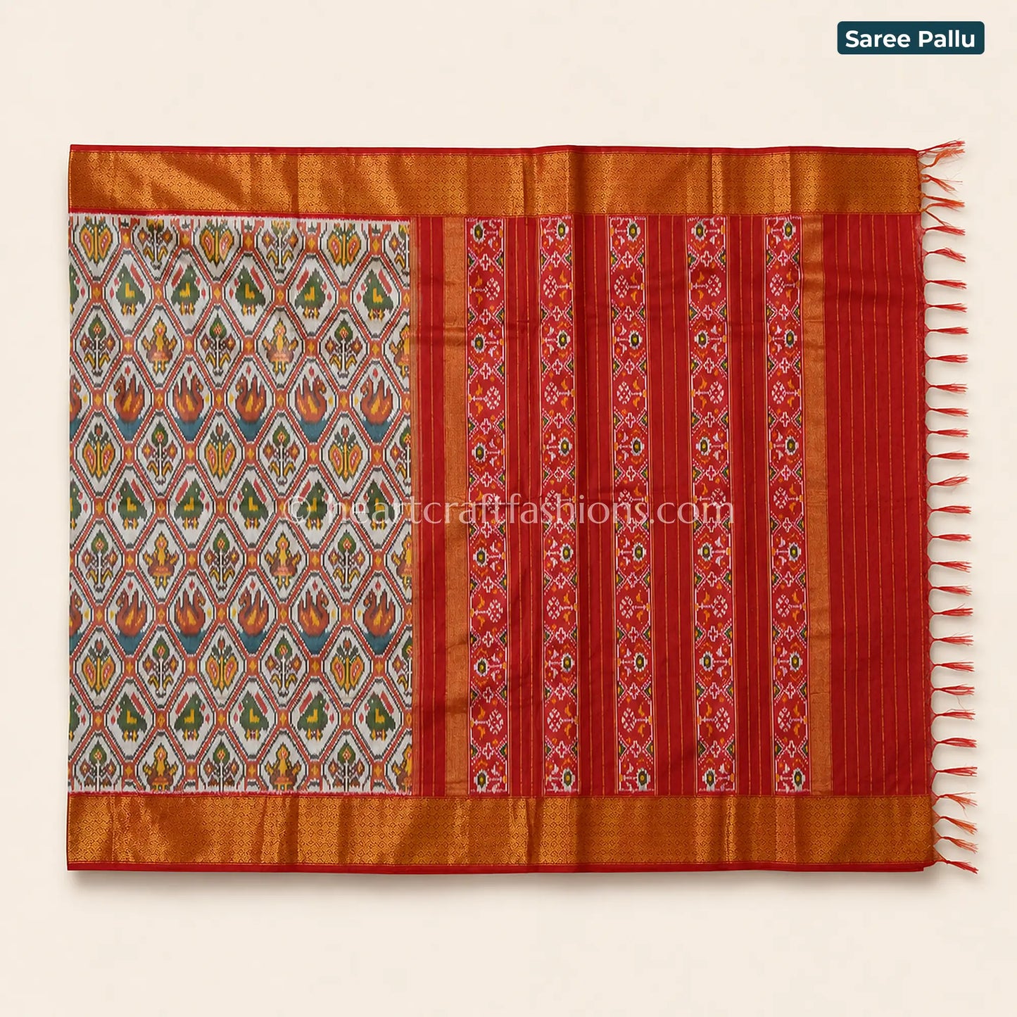 Royal Red Patola Silk Saree