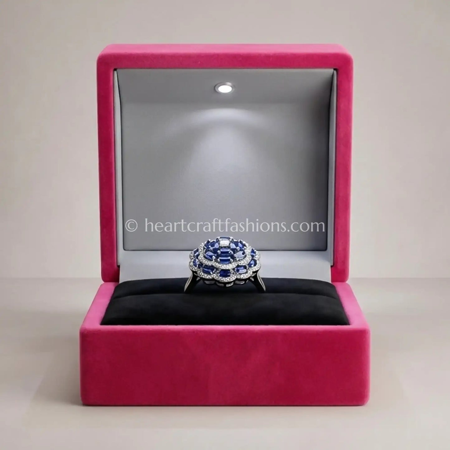 Royal Sapphire Bloom Ring