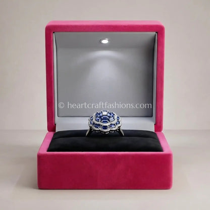 Royal Sapphire Bloom Ring