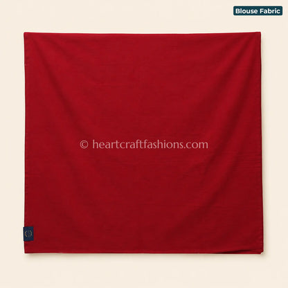 Royal Navy & Red Patola Mercerized Cotton Saree