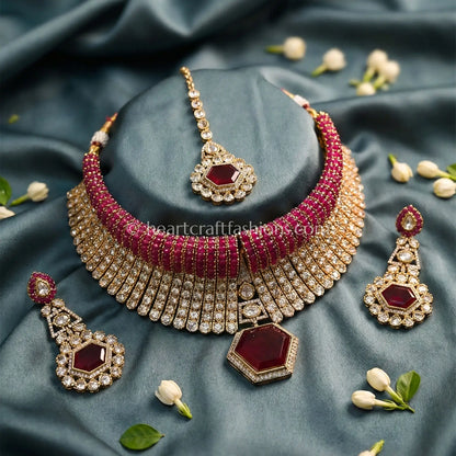 Ruby Crown Choker