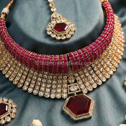 Ruby Crown Choker