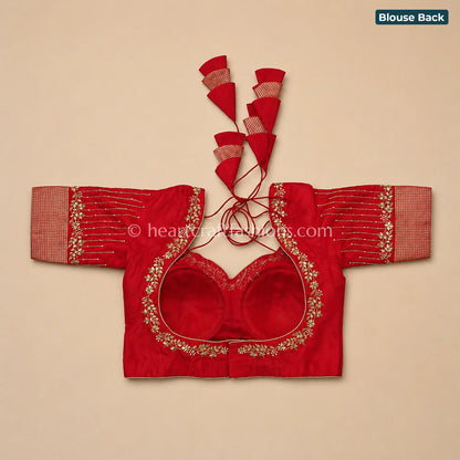 Ruby Hansa Kadwa Banarasi Katan Silk Saree