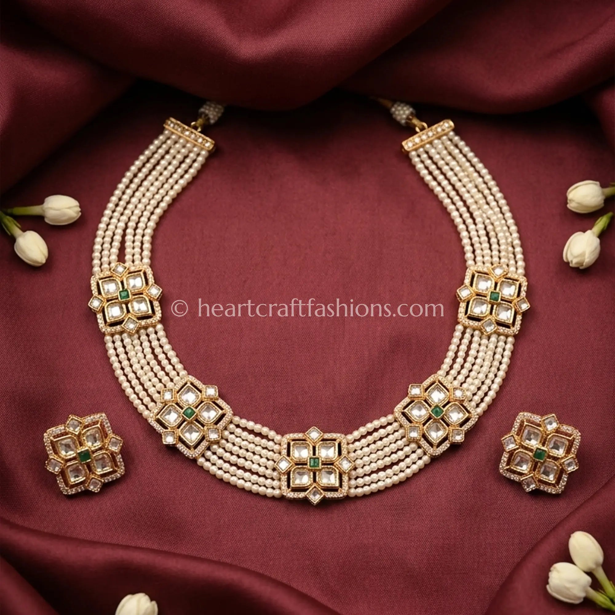 Sunehri Kundan Choker Set