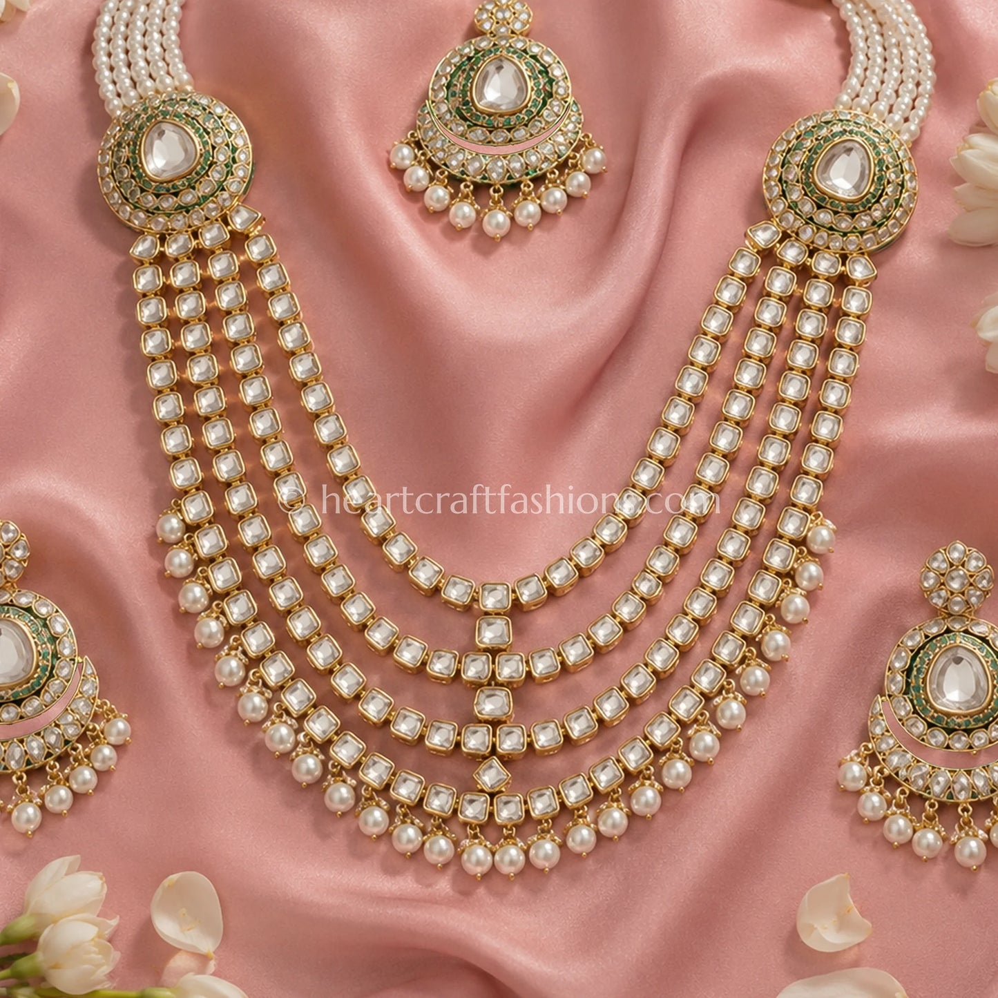 Shahi Multi-Strand Kundan Necklace