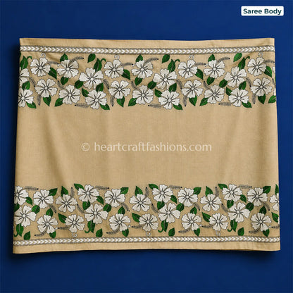 Shakti Durga Kalkata Gachi Tussar Kantha Saree