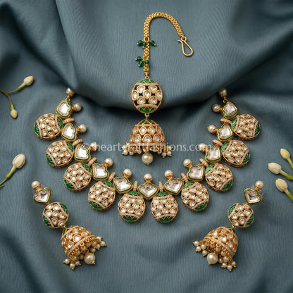 Shringar Heart AC Kundan Set