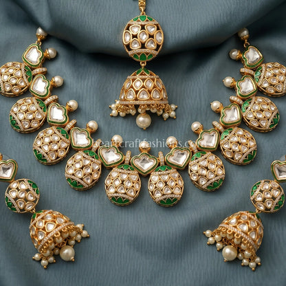 Shringar Heart AC Kundan Set