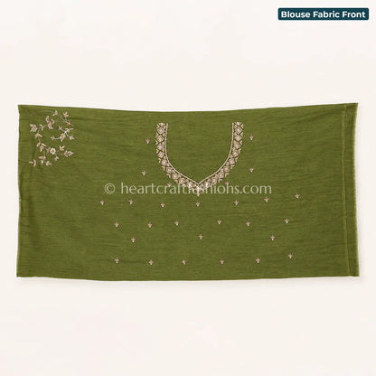 Shvet Angan Organza Kolkata Handwork Saree