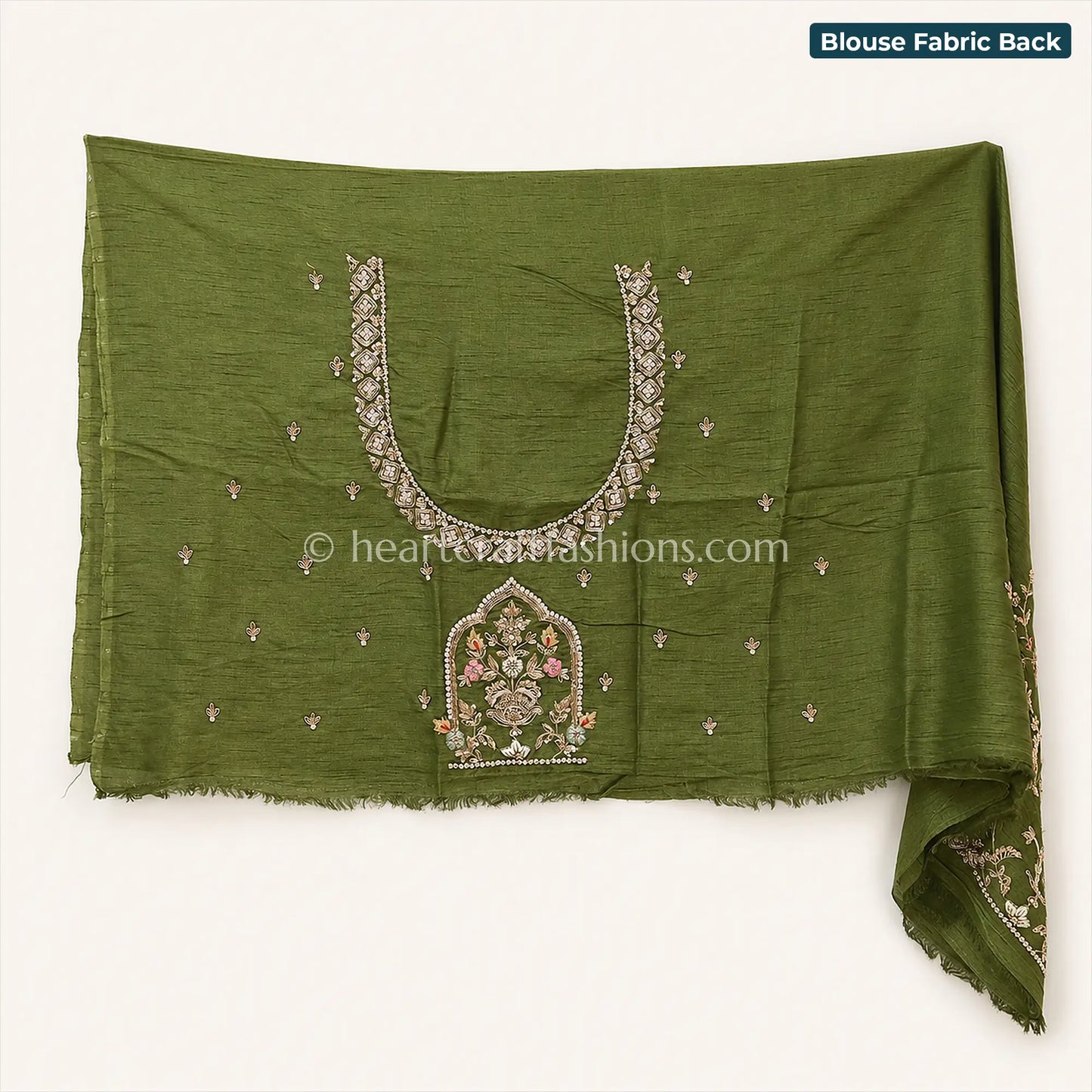 Shvet Angan Organza Kolkata Handwork Saree