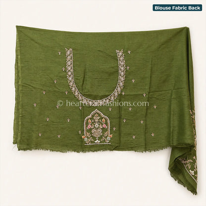 Shvet Angan Organza Kolkata Handwork Saree