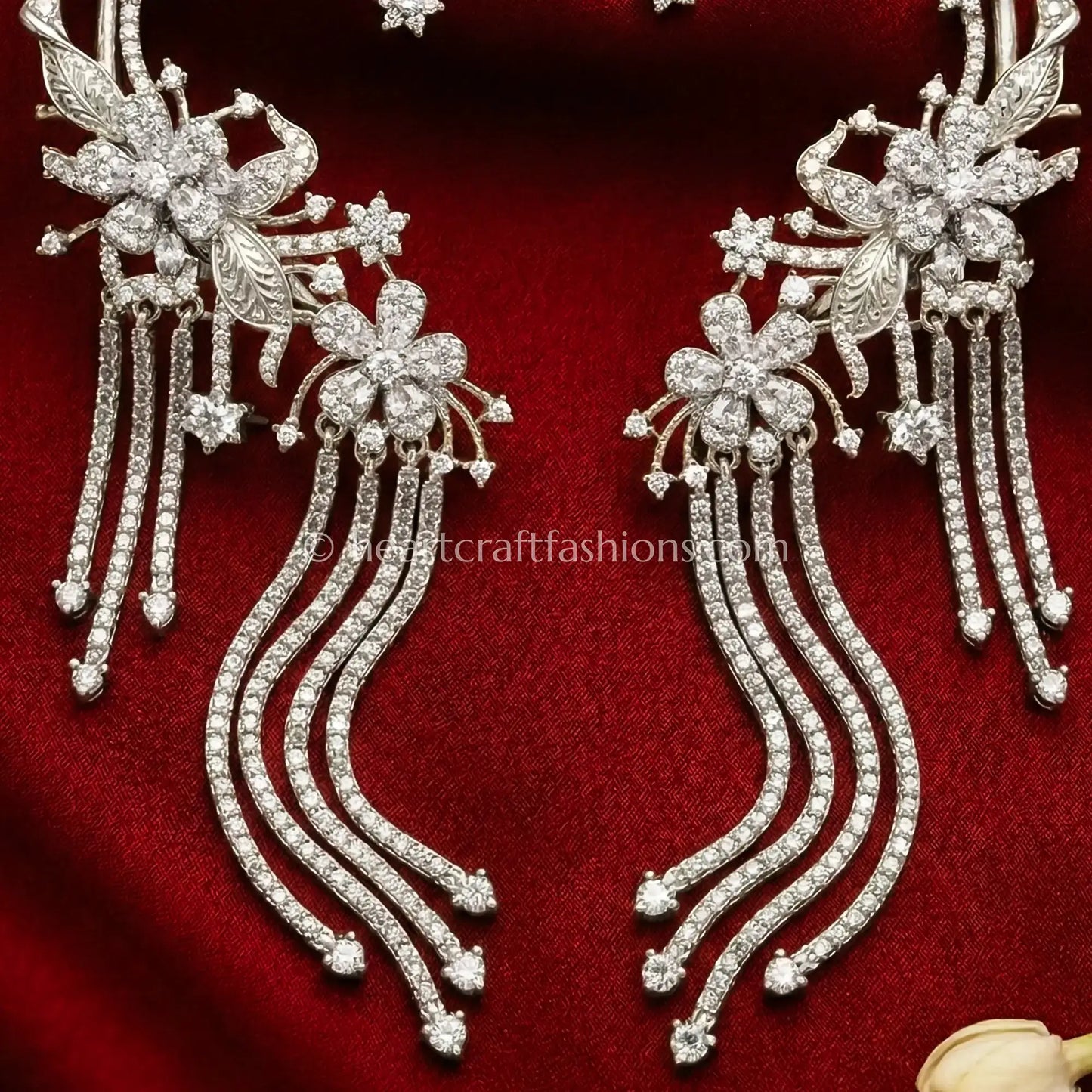 Starlight Bloom Zircon Ear Cuff