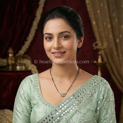 Sunehri Kundan Mangalsutra Necklace