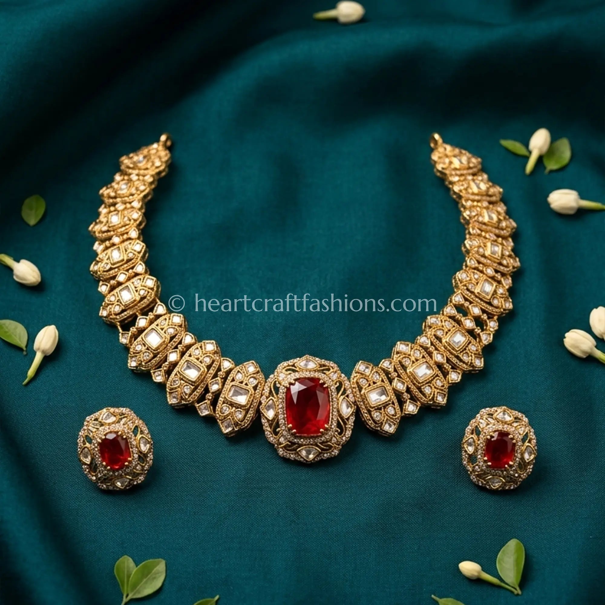Sunehri Doublet Kundan Royal Choker Set