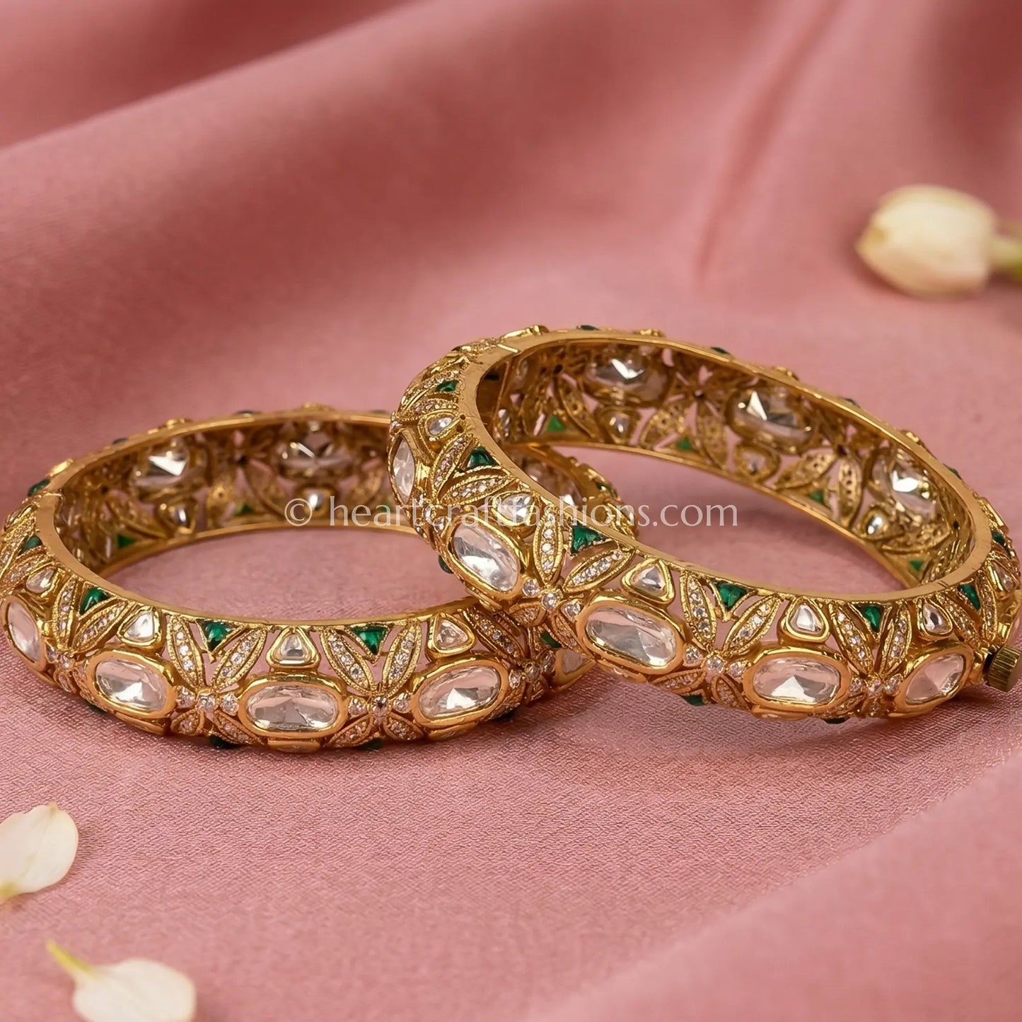 Sunehri Kundan Heritage Bangles