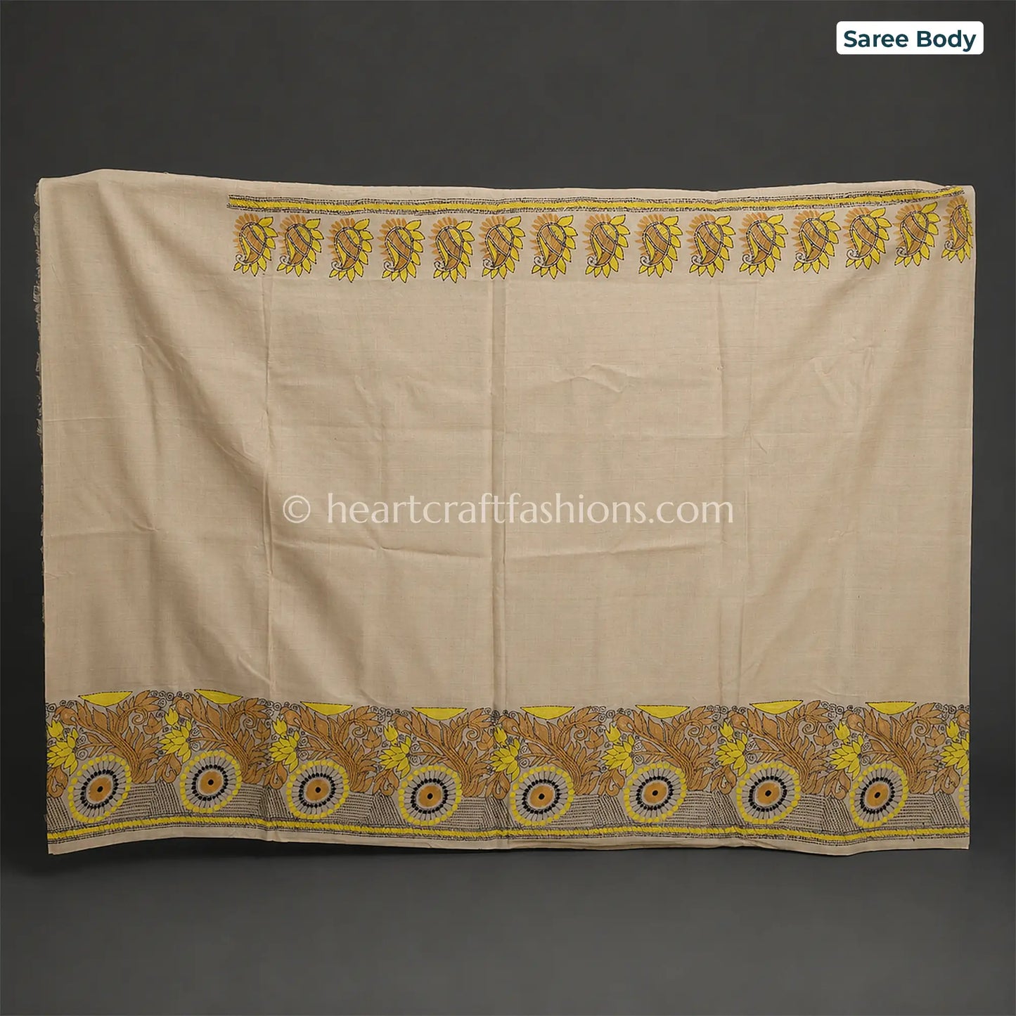 Suryanshi Kalkata Gachi Tussar Kantha Saree