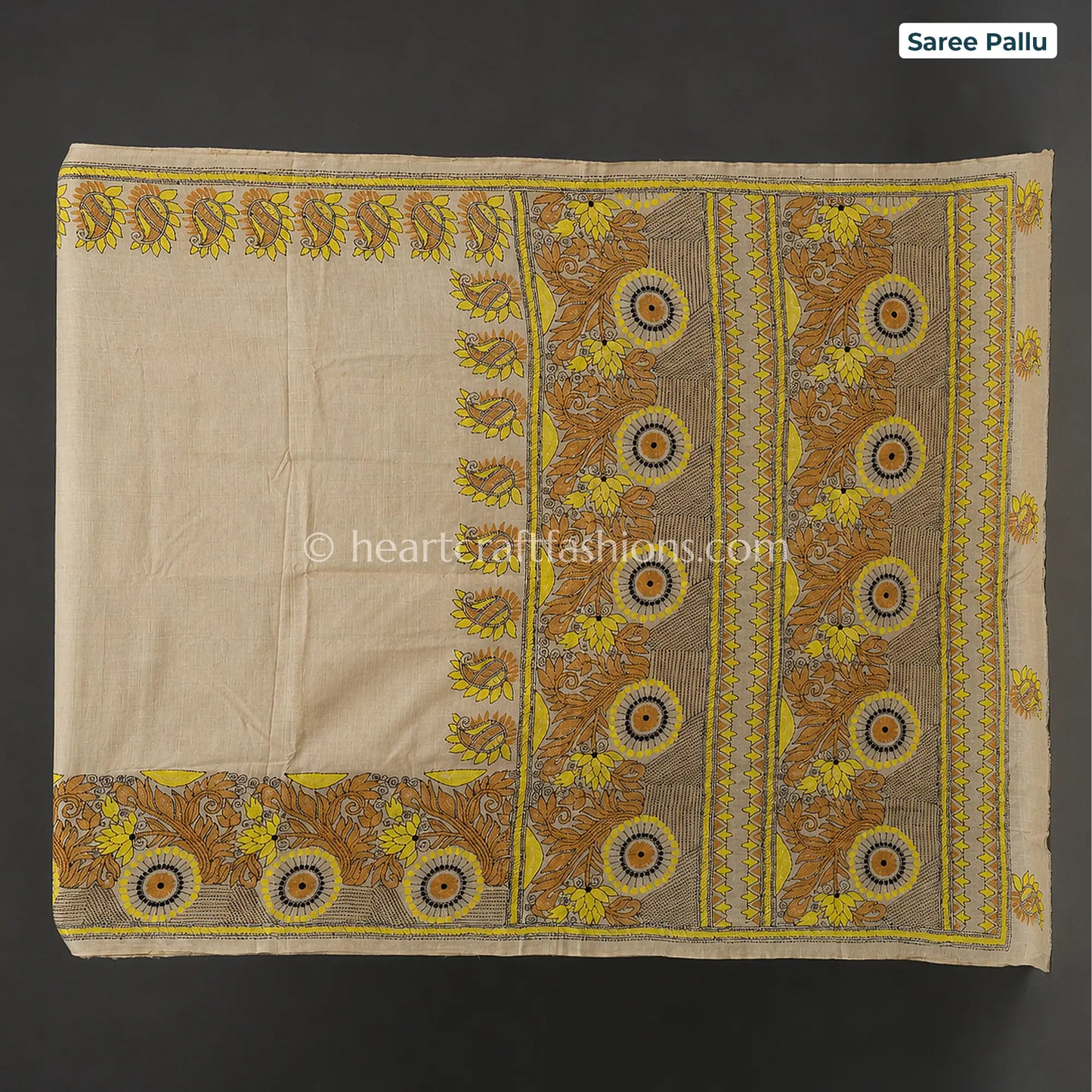 Suryanshi Kalkata Gachi Tussar Kantha Saree