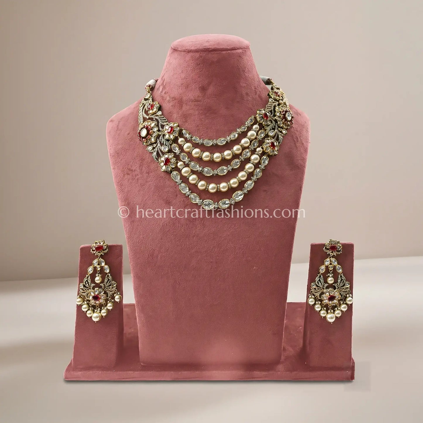 The Imperial Pearl Kundan- Ruby