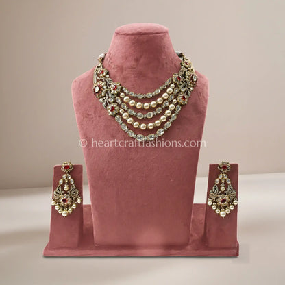 The Imperial Pearl Kundan- Ruby