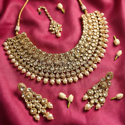The Maharani Vault Sunehari Kundan Necklace
