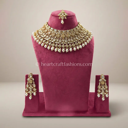 The Maharani Vault Sunehari Kundan Necklace