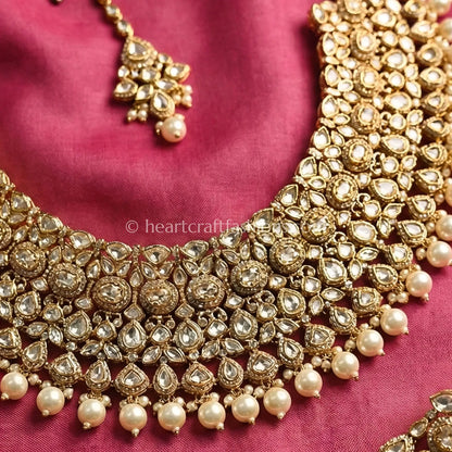 The Maharani Vault Sunehari Kundan Necklace