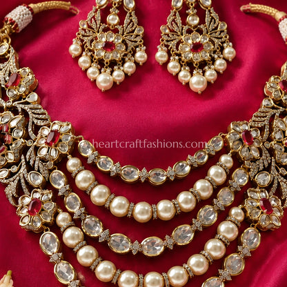 The Imperial Pearl Kundan- Ruby