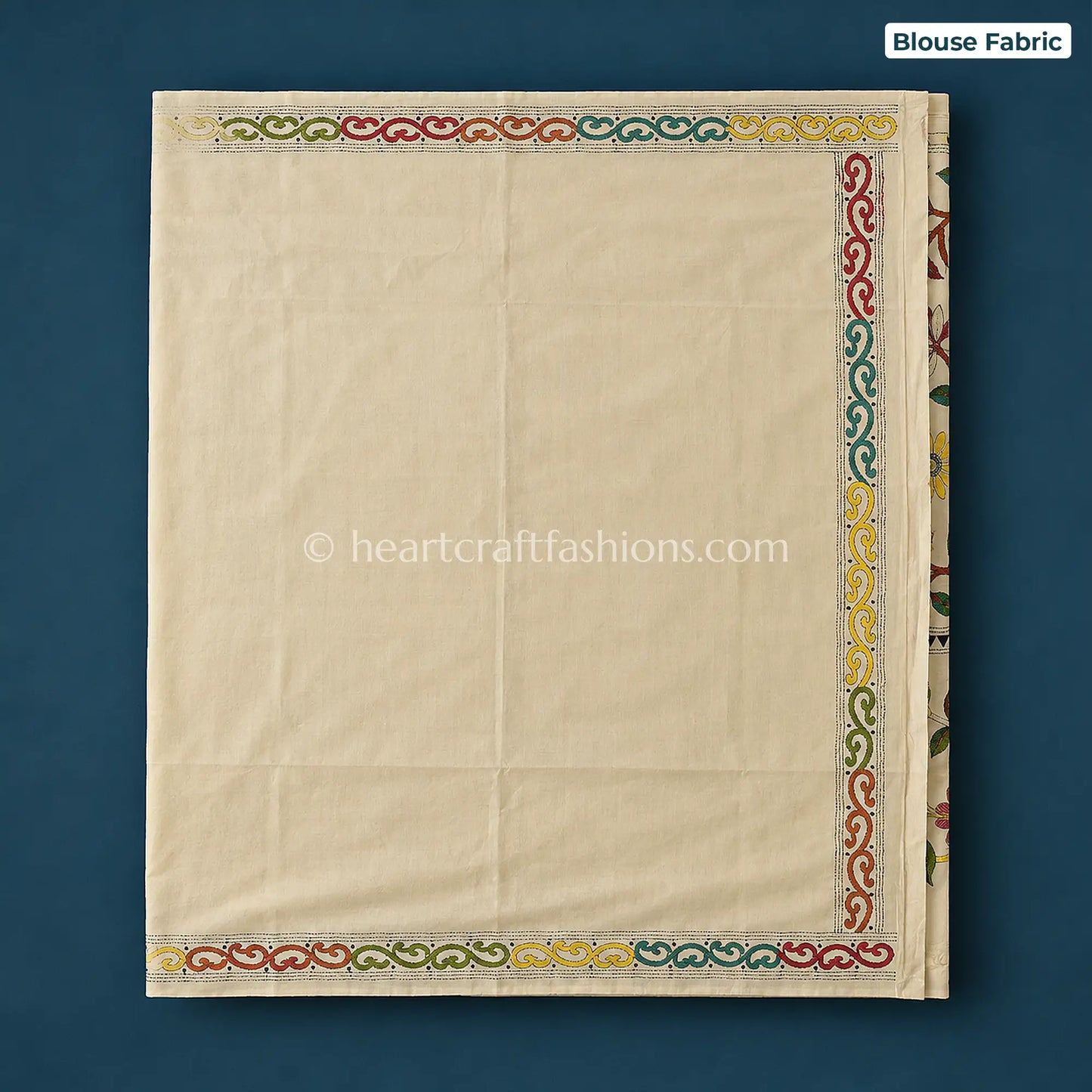 Vasanti Bagheecha Gachi Tussar Kantha Saree