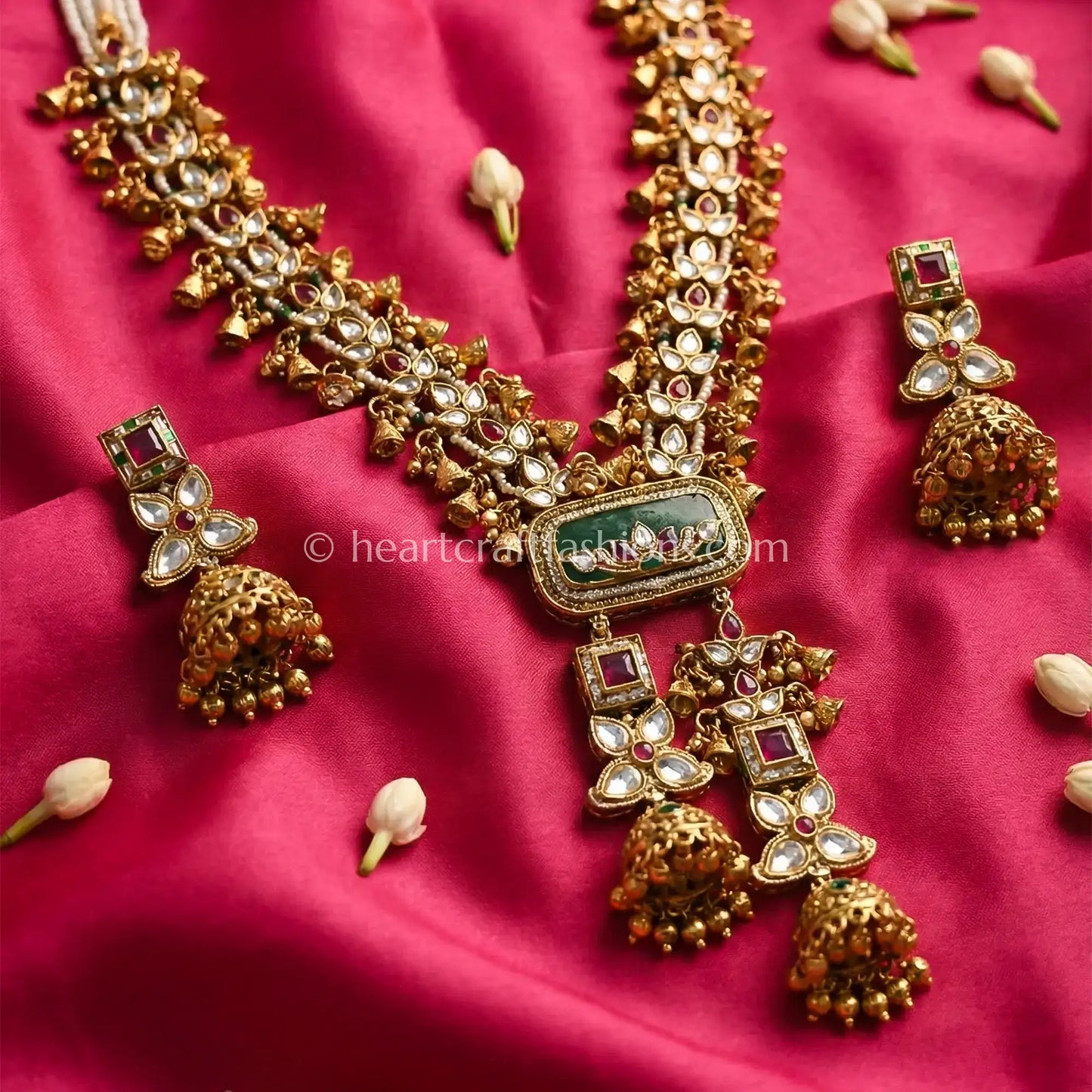 Vintage Gold Kundan Long Haar