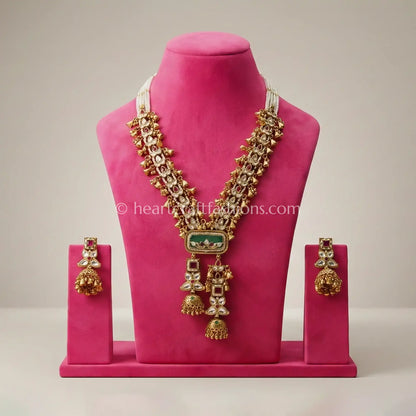 Vintage Gold Kundan Long Haar